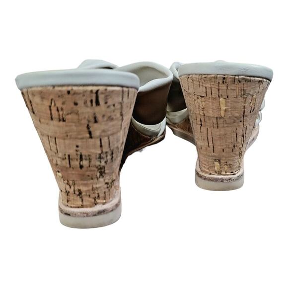 Dolce Vita-Nyome Twisted Cork Wedge in Ivory size 9 - Picture 6 of 8